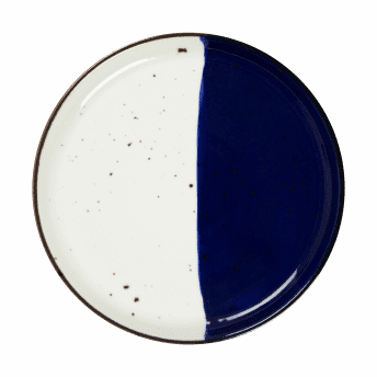 Assiette plate à dessert à bord droit copie - 162061 -   21 cm